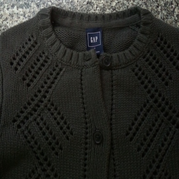 Gap dark gray cardigan - Picture 1 of 8